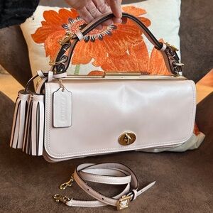 COACH LEGACY KISSLOCK TURNLOCK TOP HANDLE SATCHEL CITY BAG w/HANGTAG 23423 RARE